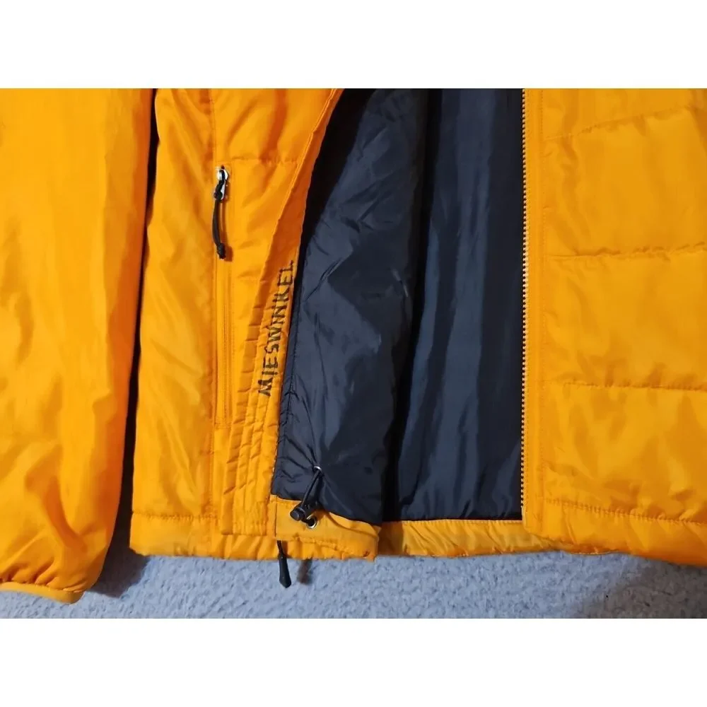 North Face Brecon Jacket Zinnia Yellow Orange Men's Size Small Puffer Winter‎
